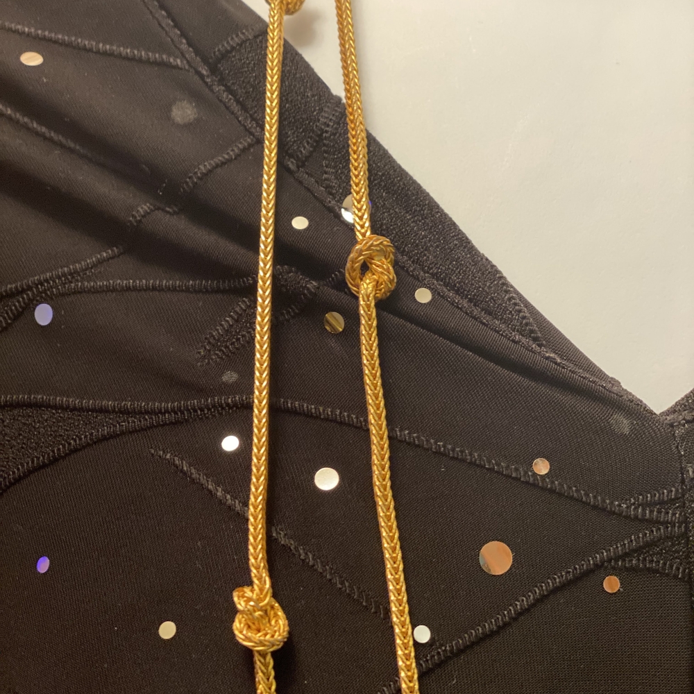 Avon Gold Double Strand Necklace with Knotted Details - Picture 5 of 9